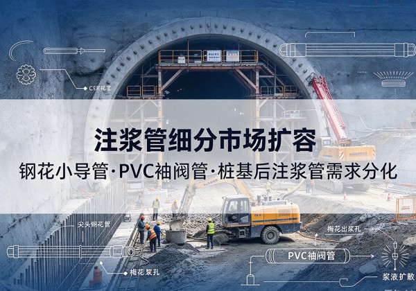 天祝注浆管细分市场扩容，隧道钢花小导管、PVC 袖阀管、桩基后注浆管需求分化